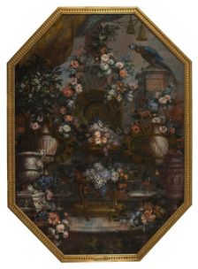 Large Flowerpiece with Precious Urns, late 17th-early 18th century. Creator: Antoine Monnoyer