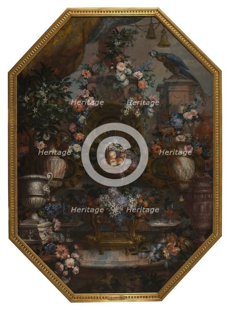 Large Flowerpiece with Precious Urns, late 17th-early 18th century. Creator: Antoine Monnoyer.