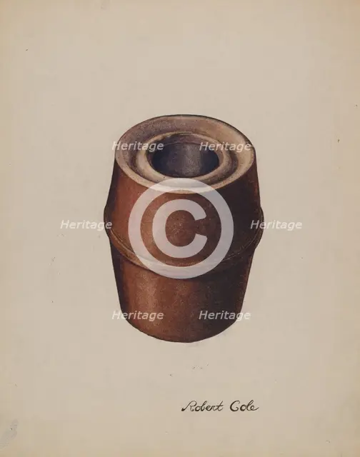 (Large) Fruit Jar, c. 1940. Creator: Robert Cole.