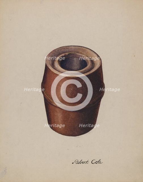 (Large) Fruit Jar, c. 1940. Creator: Robert Cole.