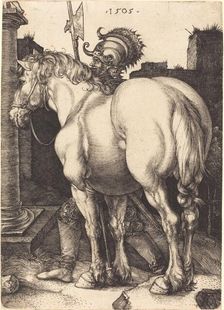 Large Horse, 1505. Creator: Albrecht Durer