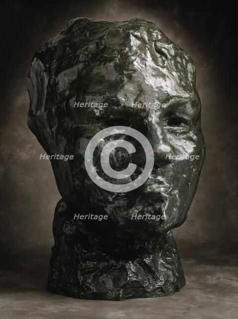 Large Head of Iris, Cast 1967 (Musee Rodin 4/12). Creator: Auguste Rodin.