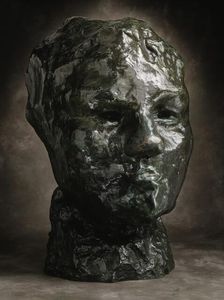 Large Head of Iris, Cast 1967 (Musee Rodin 4/12). Creator: Auguste Rodin