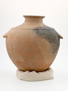 Large jar with conical base and rope pattern at shoulder, about 2050-1700 B.C.E.. Creator: Unknown