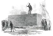 Large Log of Honduras Mahogany, sold at Birkenhead, 1850. Creator: Unknown