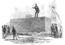 Large Log of Honduras Mahogany, sold at Birkenhead, 1850. Creator: Unknown