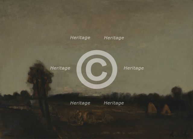 Large Landscape, c1920-1950s. Creator: Constant Permeke.