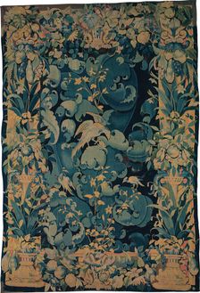 Large Leaf Verdure with Birds, Flanders, about 1550/75. Creator: Unknown