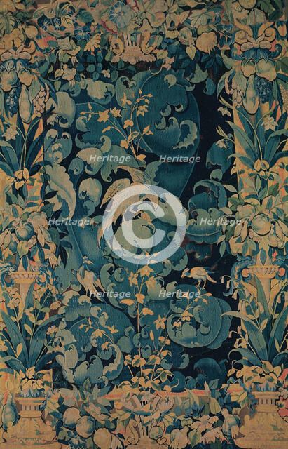 Large Leaf Verdure with Birds, Flanders, about 1550/75. Creator: Unknown.