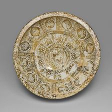 Large Luster Bowl, Seljuq dynasty (1037-1194), 12th century, dated 1191 (Safar, 587 A.H.). Creator: Unknown