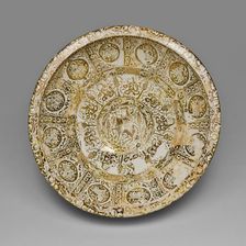 Large Luster Bowl, Seljuq dynasty (1037-1194), 12th century, dated 1191 (Safar, 587 A.H.). Creator: Unknown