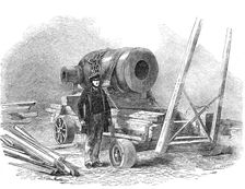 Large Mortar, cast at the Vauxhall Foundry, Liverpool, 1856. Creator: Ebenezer Landells