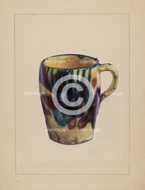 Large Mug, c. 1936. Creator: Mina Lowry.