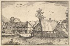 Large Sheds, plate 21 from Regiunculae et Villae Aliquot Ducatus Brabantiae, ca. 1610. Creator: Claes Jansz Visscher