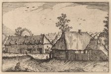 Large Sheds, published 1612. Creator: Claes Jansz Visscher