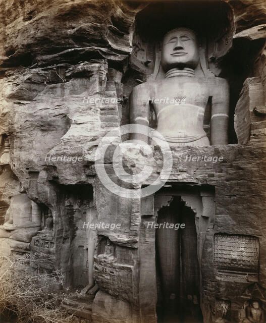 Large Shrine Figure in the Happy Valley, Gwalior, India, 1860s. Creator: Unknown.