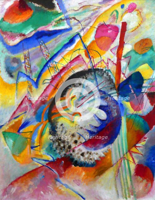 Large study, 1914. Artist: Kandinsky, Wassily Vasilyevich (1866-1944)