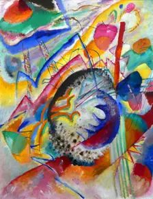 Large study, 1914. Artist: Kandinsky, Wassily Vasilyevich (1866-1944)
