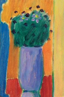 Large still life: flowers in a purple vase, c1935. Creator: Javlensky, Alexei, von (1864-1941)