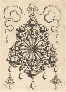 Large Pendant with Star at Centre. Creator: Daniel Mignot