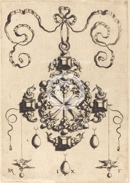 Large Pendant in the Form of a Wheel. Creator: Daniel Mignot.