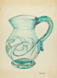 Large Pitcher, 1935/1942. Creator: S. Brodsky