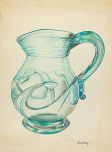 Large Pitcher, 1935/1942. Creator: S. Brodsky