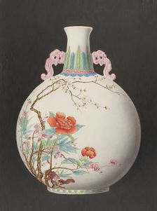 Large "Pilgrim Bottle" Vase, 1889-1896. Creator: James Callowhill