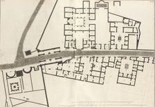 Large plan of the entrance of the town of Pompeii, and its surrounding buildings, from Ant..., 1804. Creator: Francesco Piranesi