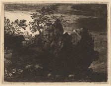 Large Rock at the River, probably c. 1645/1656. Creator: Allart van Everdingen