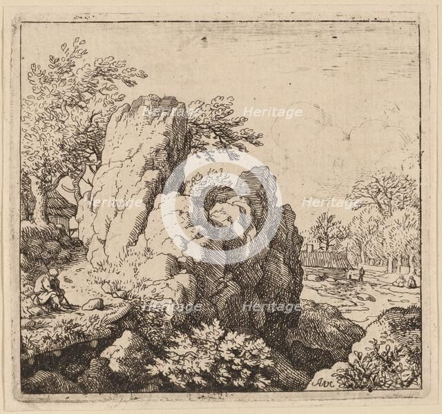Large Rock, probably c. 1645/1656. Creator: Allart van Everdingen.