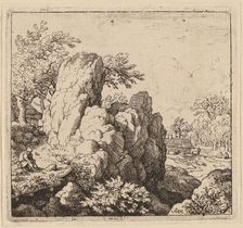 Large Rock, probably c. 1645/1656. Creator: Allart van Everdingen