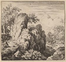 Large Rock, probably c. 1645/1656. Creator: Allart van Everdingen