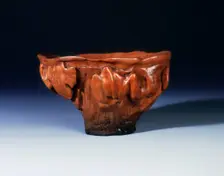 Large rhino horn cup, Ming dynasty, China, 15th-early 16th century. Creator: Unknown