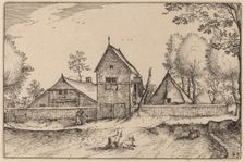 Large Walled Farm. Creator: Claes Jansz Visscher