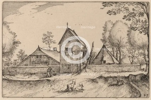 Large Walled Farm. Creator: Claes Jansz Visscher.
