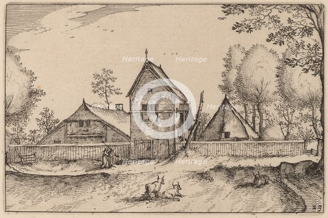 Large Walled Farm. Creator: Claes Jansz Visscher.
