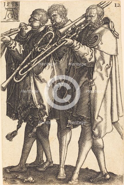 Large Wedding Dancers, 1538. Creator: Heinrich Aldegrever.