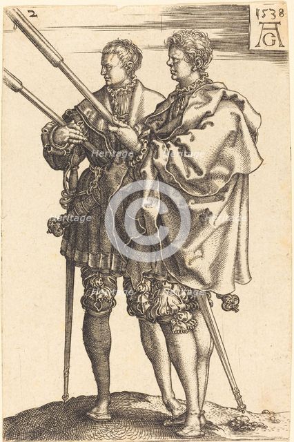 Large Wedding Dancers, 1538. Creator: Heinrich Aldegrever.