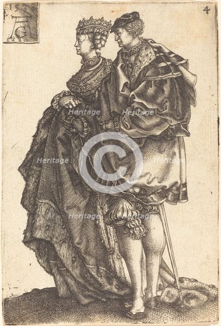Large Wedding Dancers, 1538. Creator: Heinrich Aldegrever.