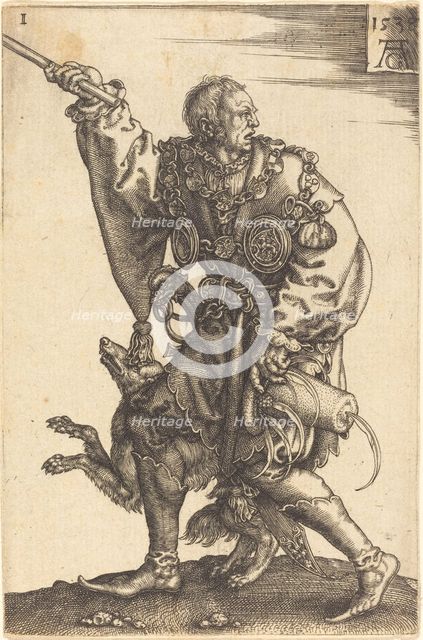 Large Wedding Dancers, 1538. Creator: Heinrich Aldegrever.
