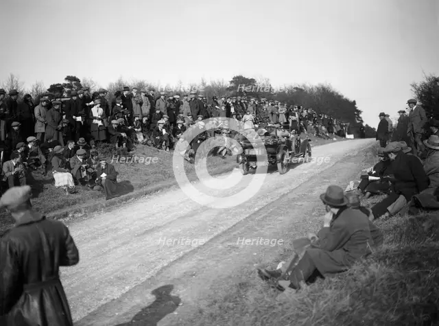 Large touring car at the Essex Motor Club Kop Hillclimb, Buckinghamshire, 1922. Artist: Bill Brunell.