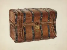 Large Trunk, c. 1940. Creator: Edward L Loper