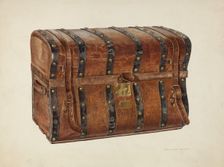 Large Trunk, c. 1940. Creator: Edward L Loper