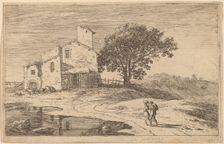 Large Tree near a House. Creator: Herman van Swanevelt