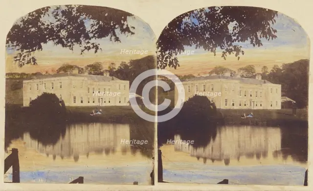 Large villa, about 1860. Creator: Unknown.