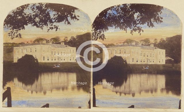 Large villa, about 1860. Creator: Unknown.