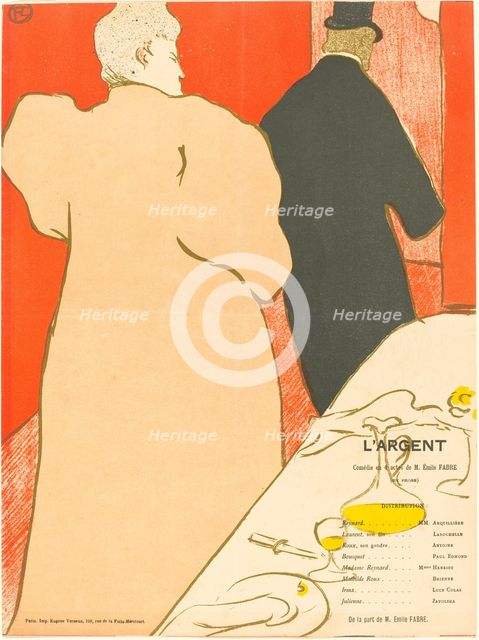 L'Argent, 1895. Creator: Henri de Toulouse-Lautrec.