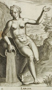 Largia, 1587. Creator: Philip Galle
