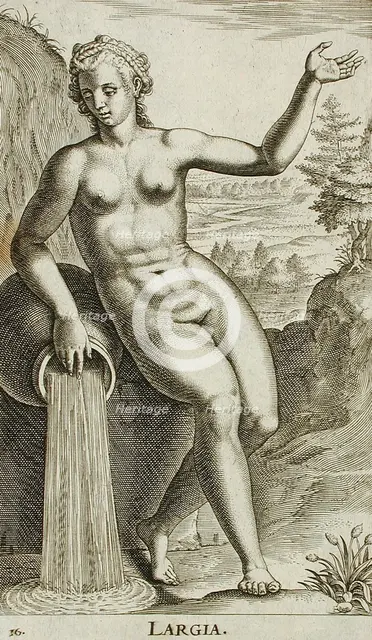 Largia, 1587. Creator: Philip Galle.
